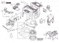 Bosch 3 601 JK2 000 GAS 18V-12 MC Battery Vacuum Cleaner 18 V / 001 - EU Spare Parts